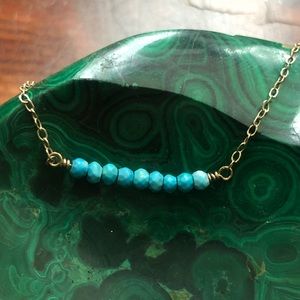 Dainty turquoise bracelet!